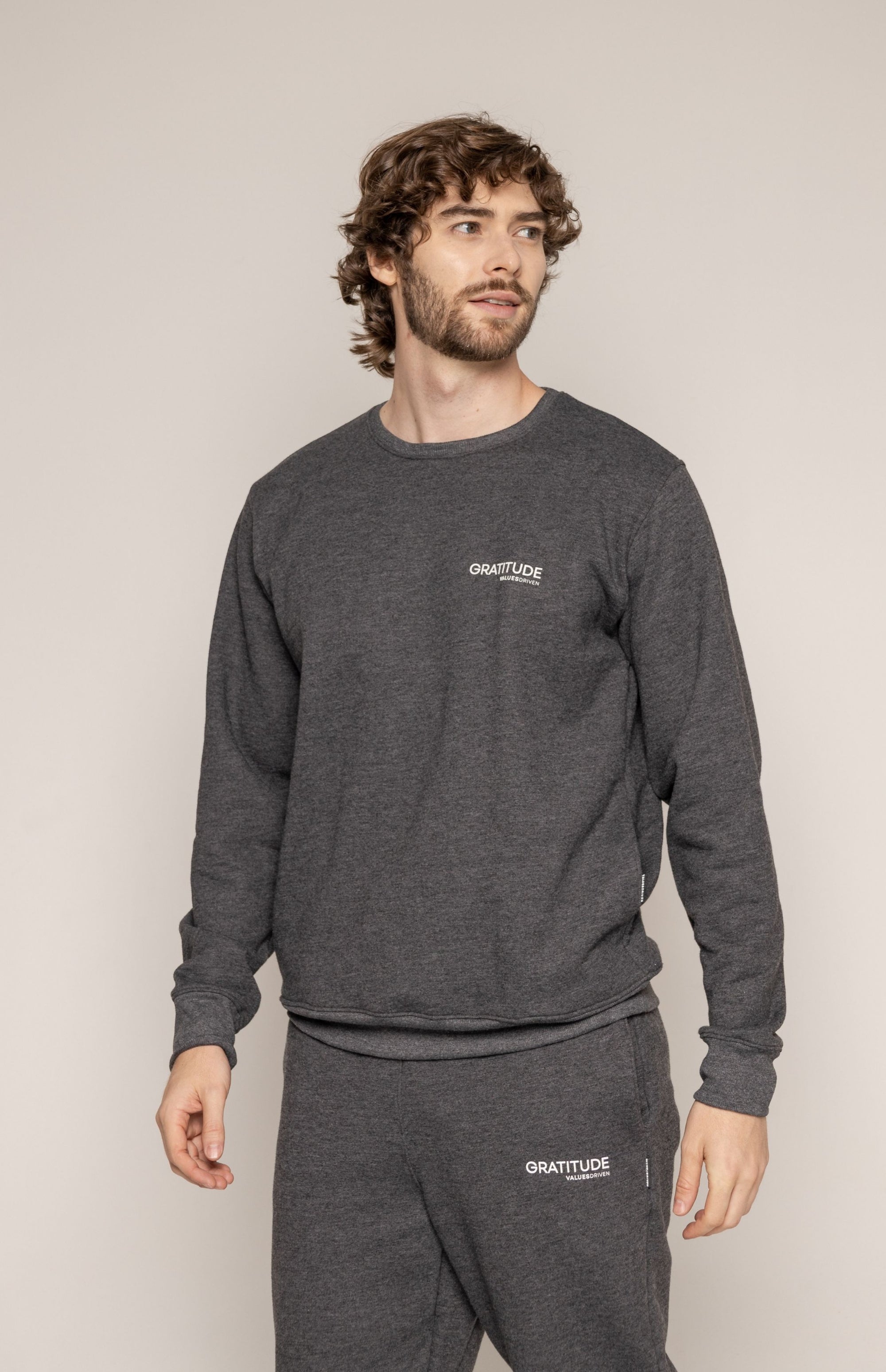 Gratitude Crewneck Gray