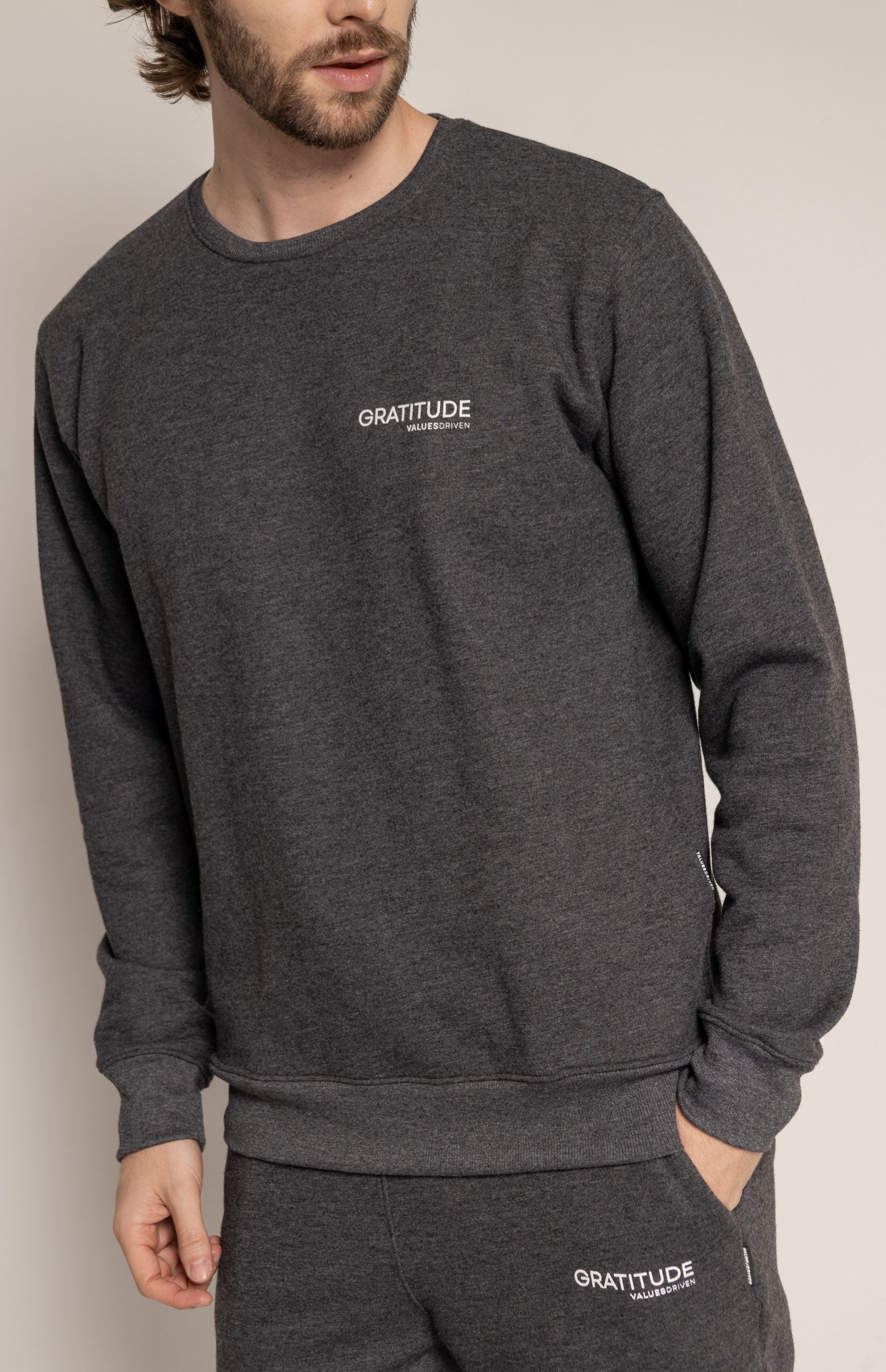 Gratitude Crewneck Gray