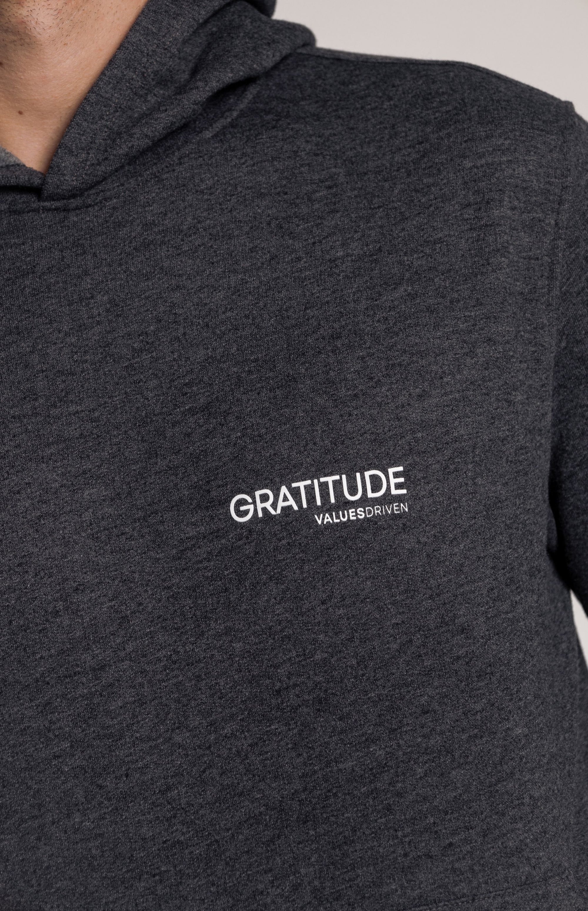 Gratitude Hoodie Gray