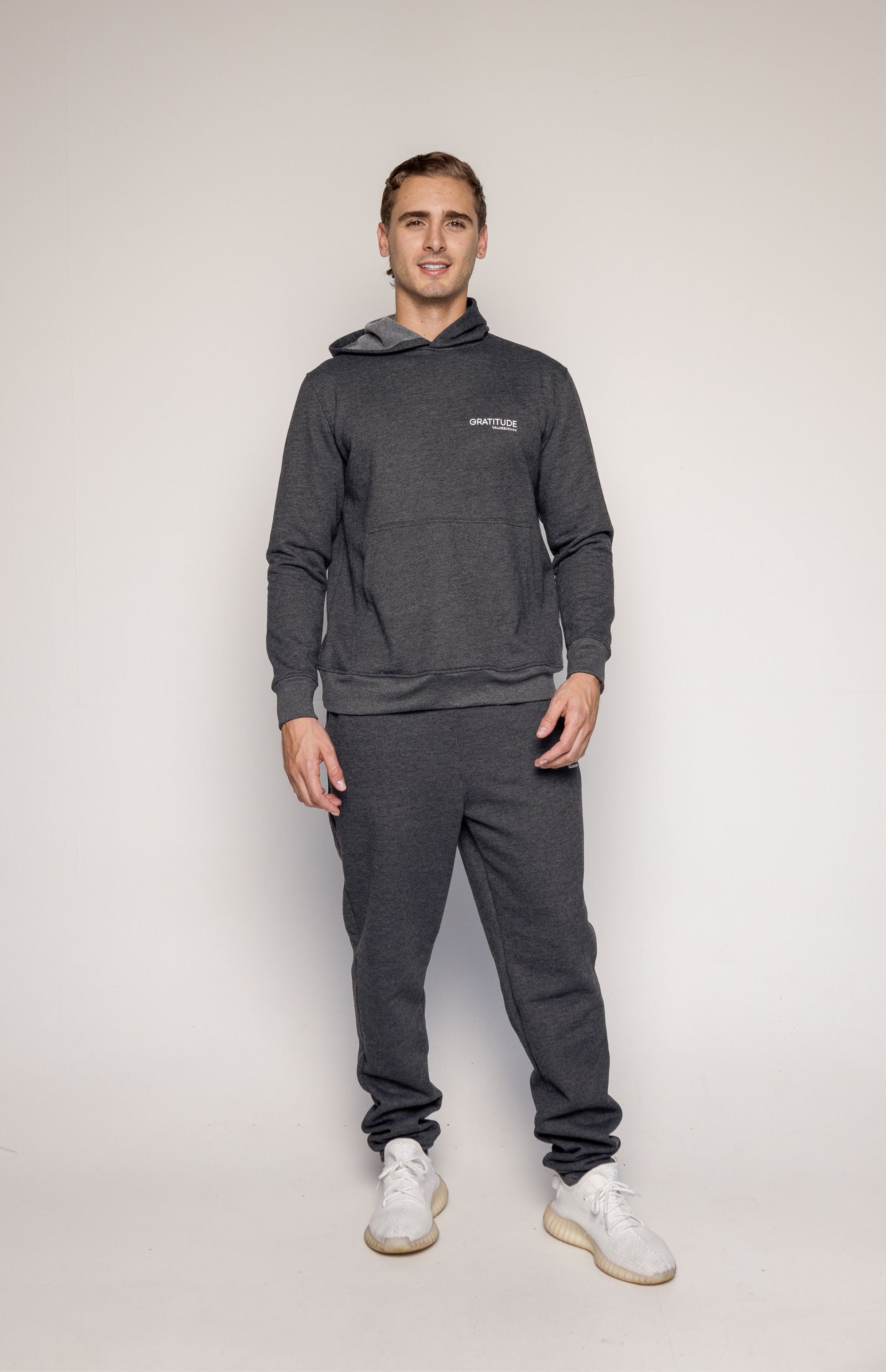 Gratitude Hoodie Gray