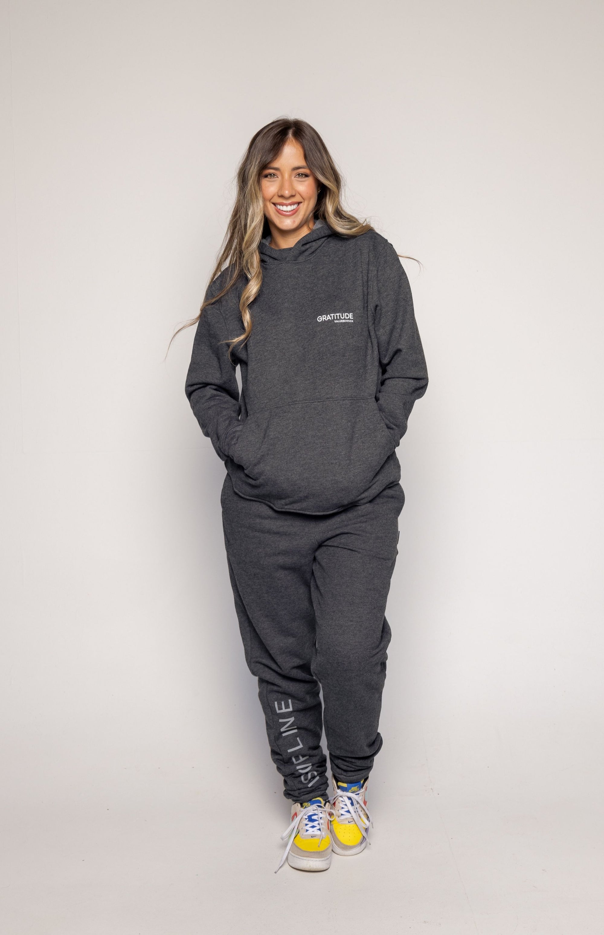 Gratitude Hoodie Gray