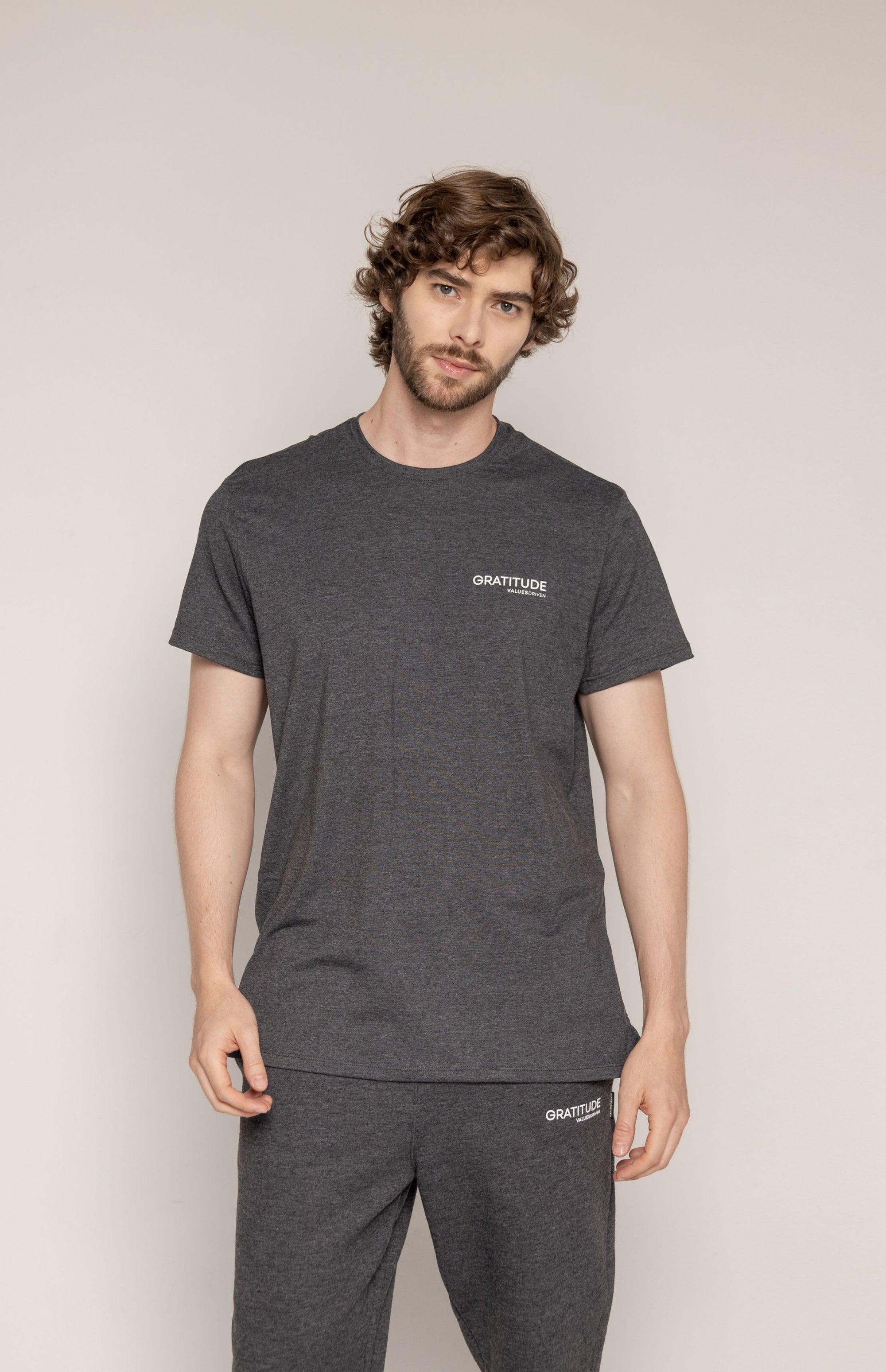 Gratitude T-Shirt Gray