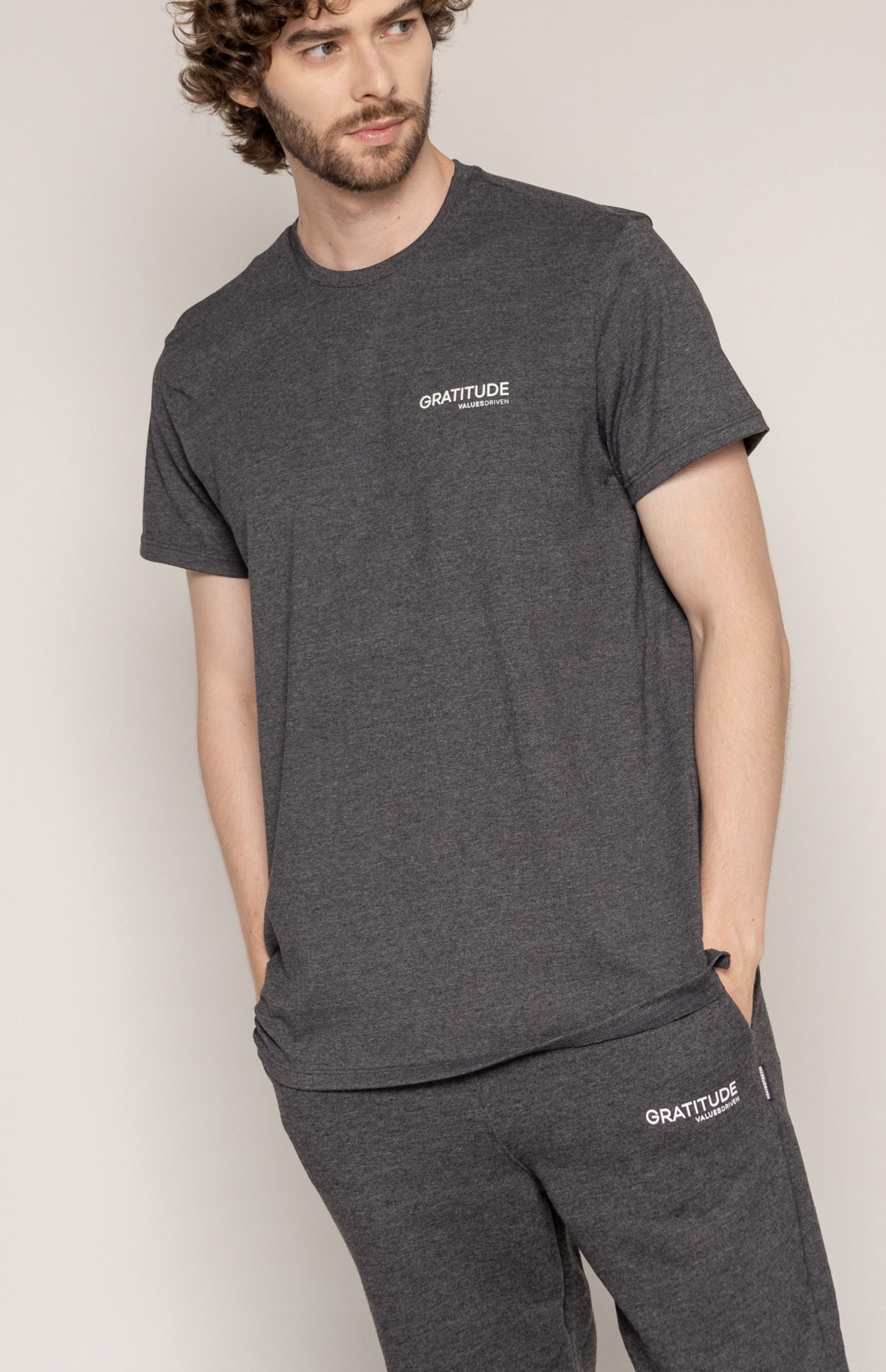 Gratitude T-Shirt Gray