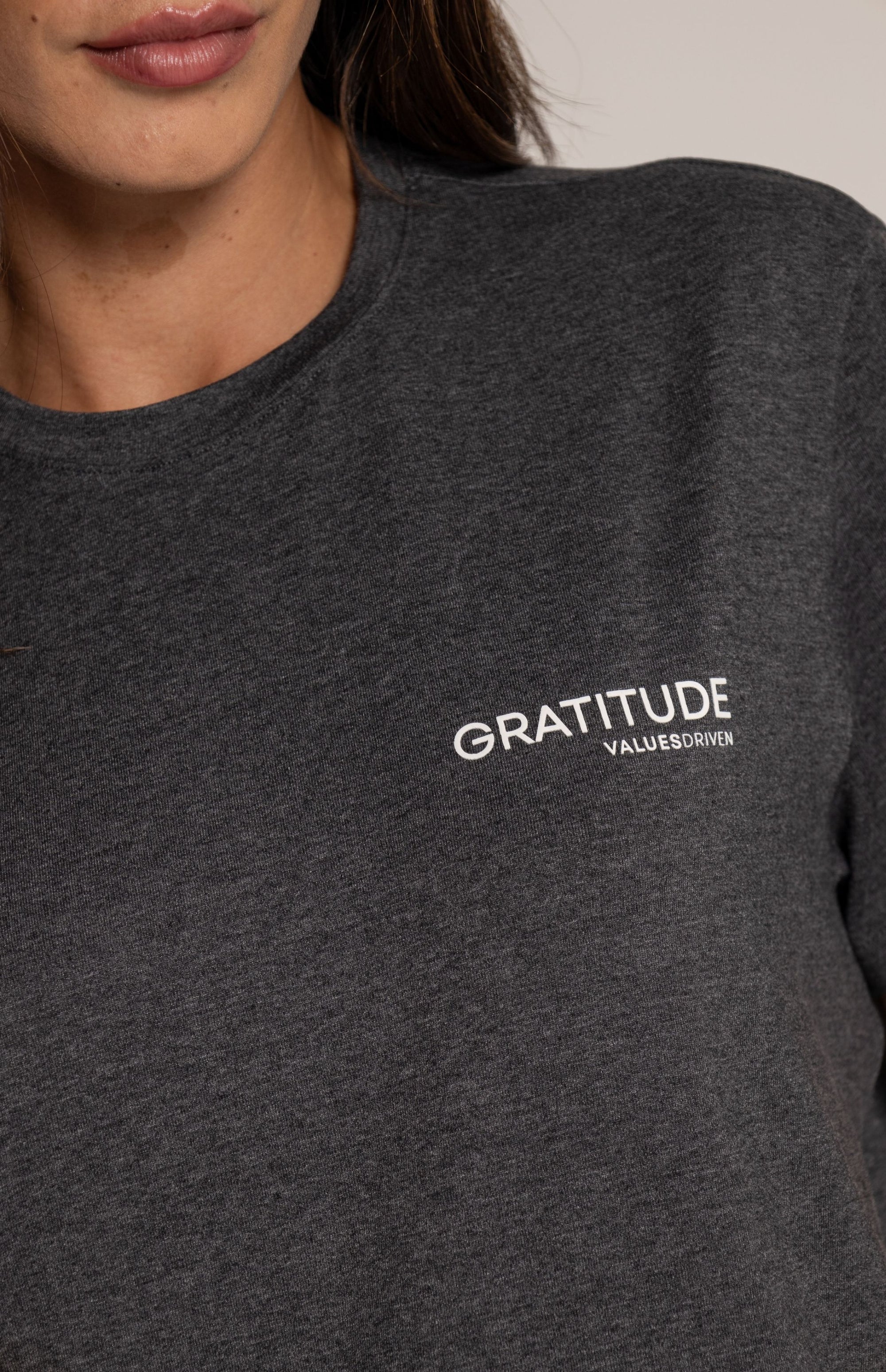 Gratitude T-Shirt Gray