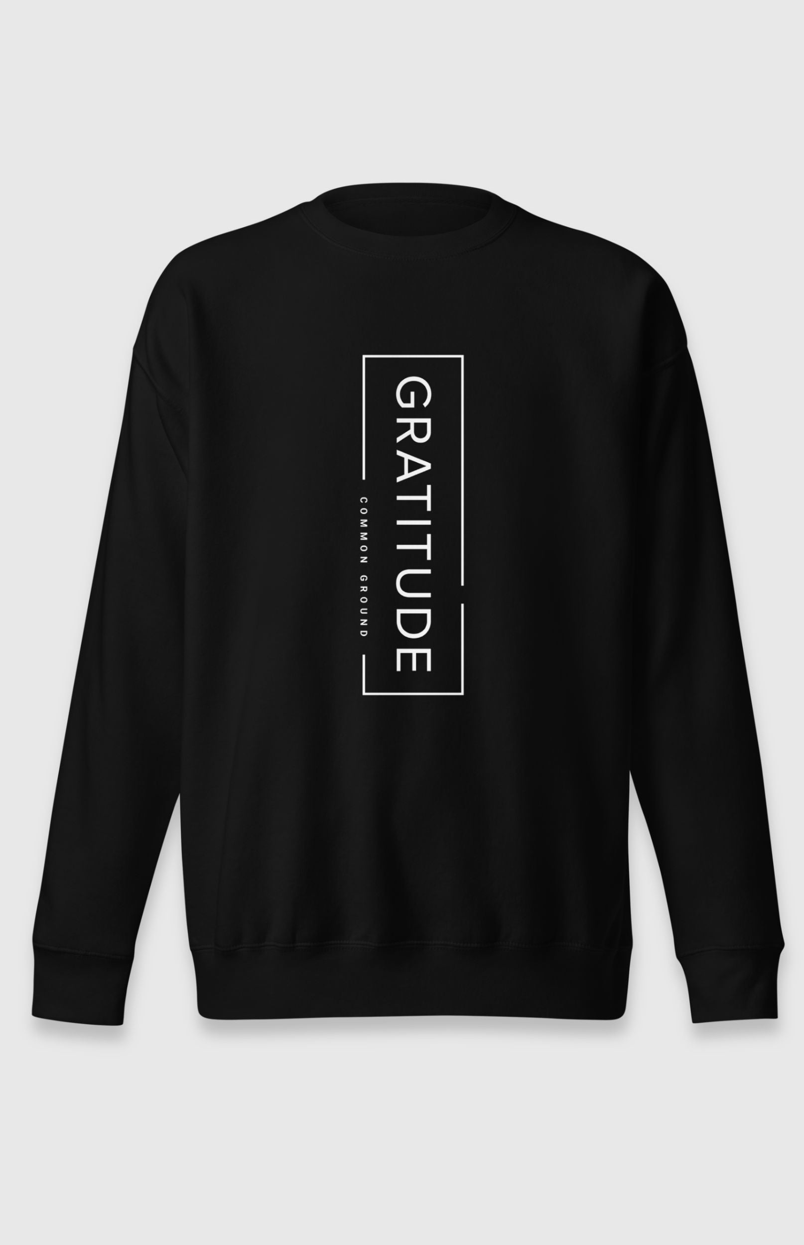 Soft & Stylish Gratitude Crewneck for Everyday – Values Driven