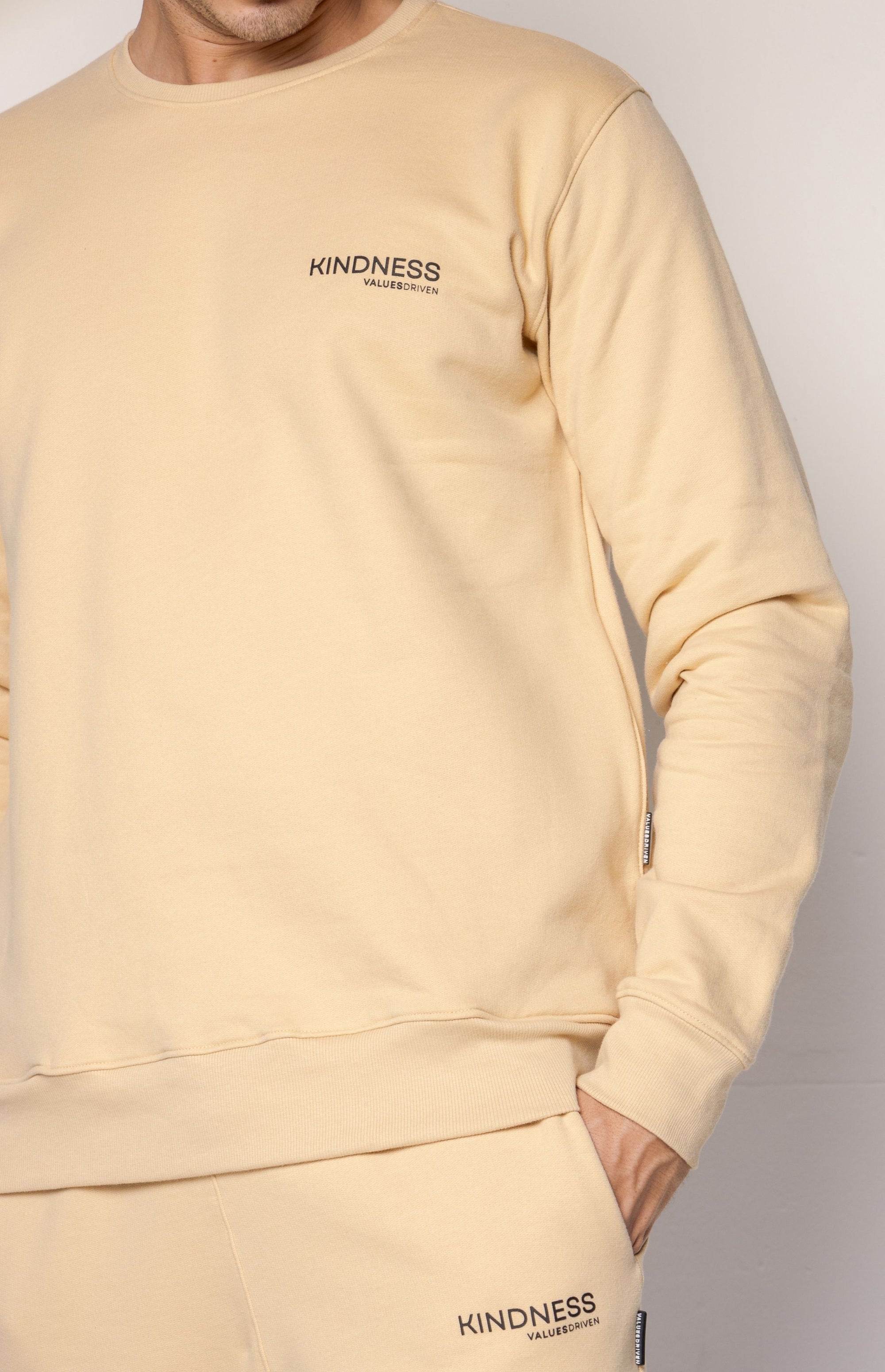 Kindness Crewneck Beige