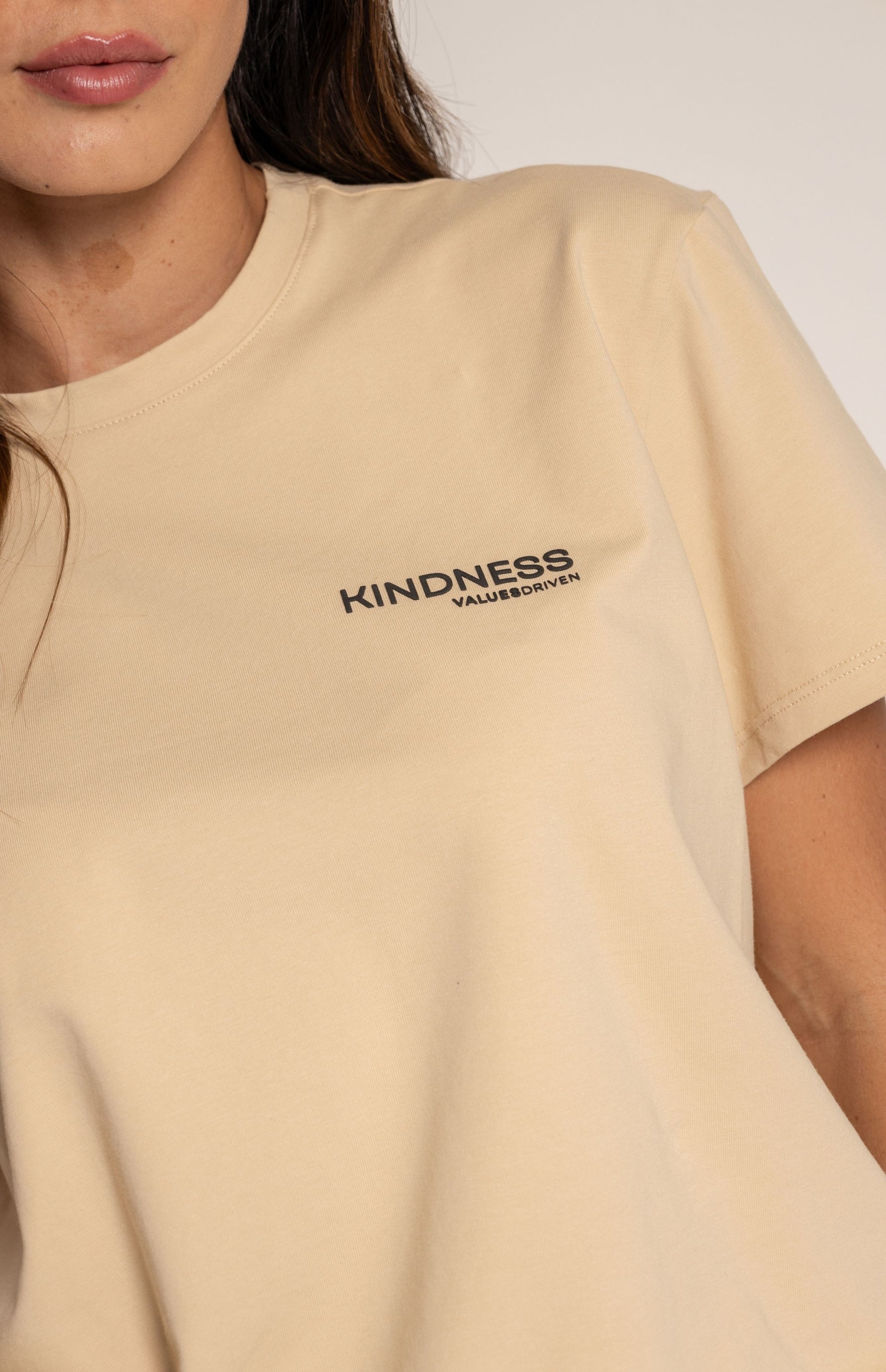 Kindness T-Shirt Beige