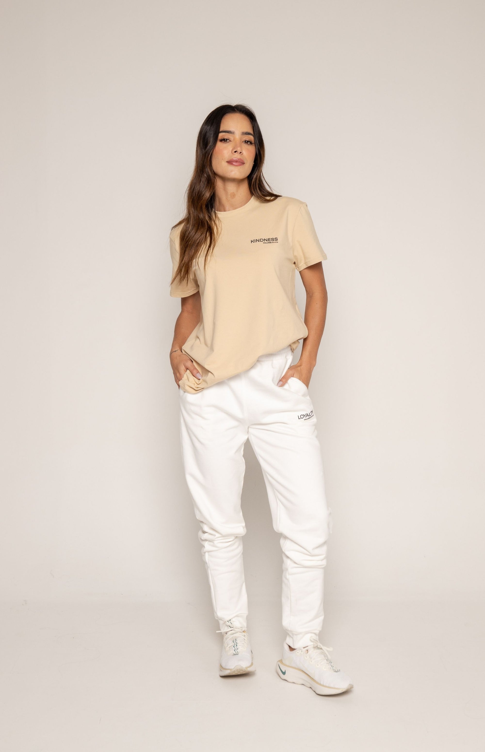 Kindness T-Shirt Beige