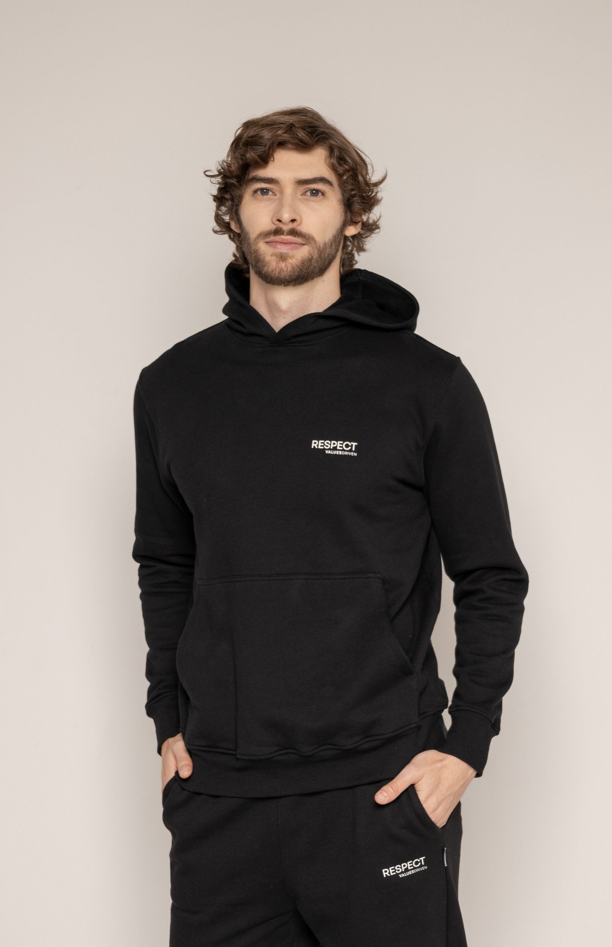 Respect Hoodie Black