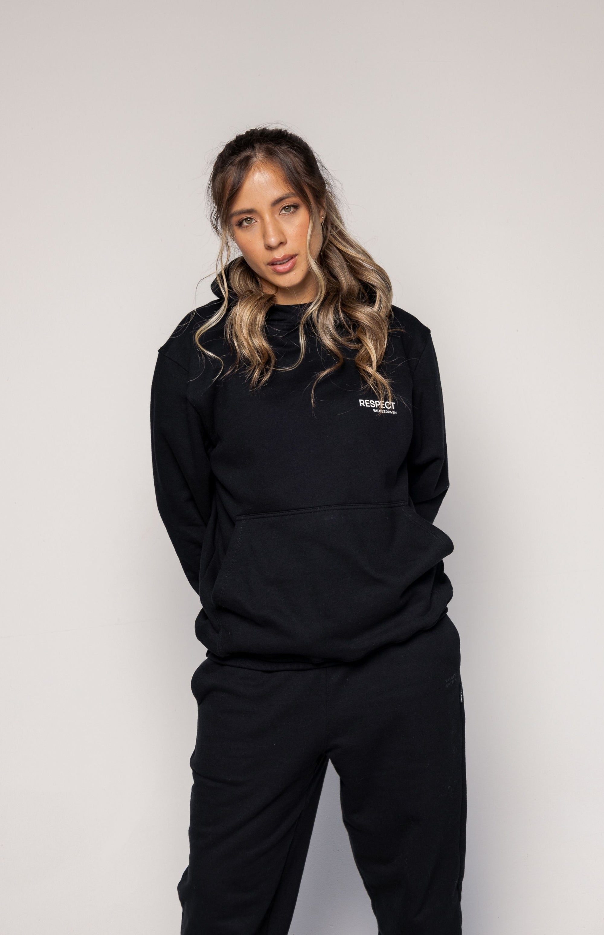 Respect Hoodie Black