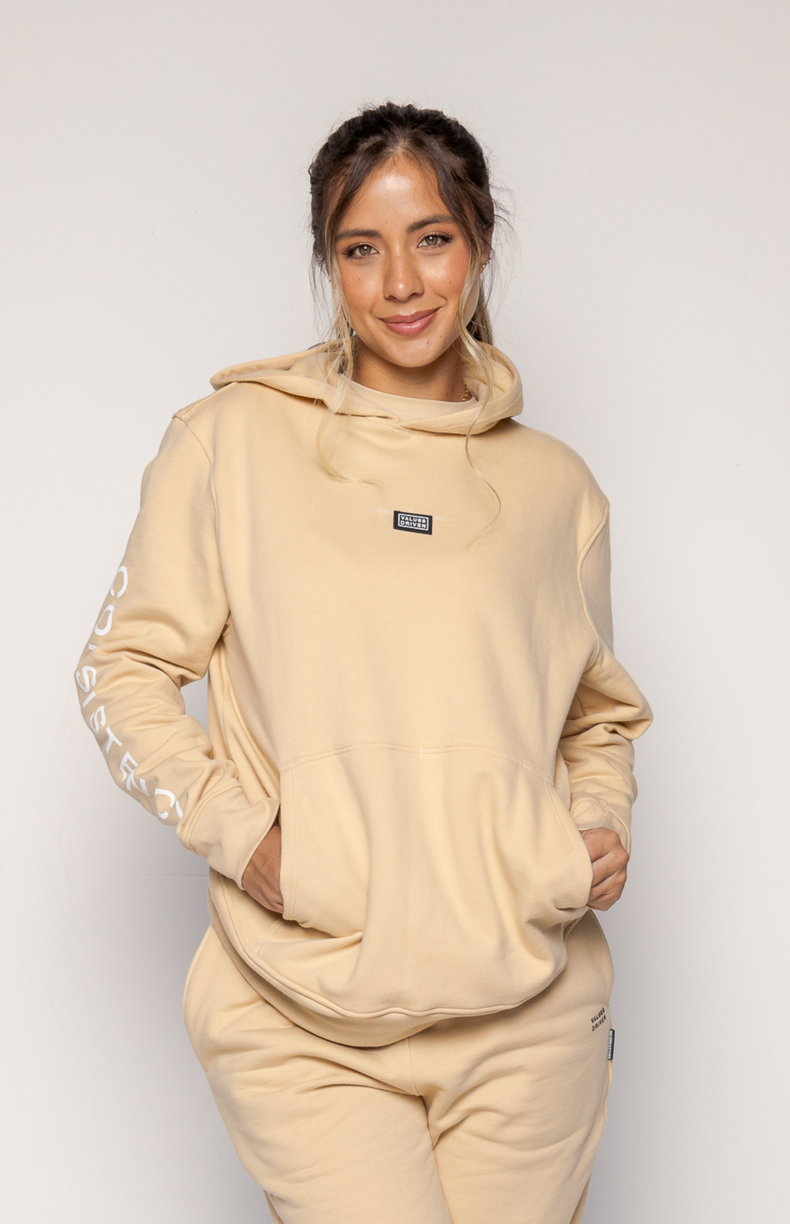 Consistency Hoodie Beige
