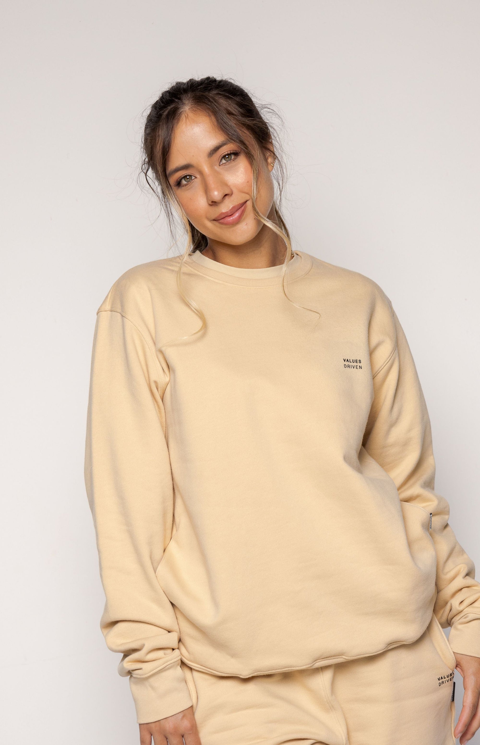 Consistency Crewneck Beige