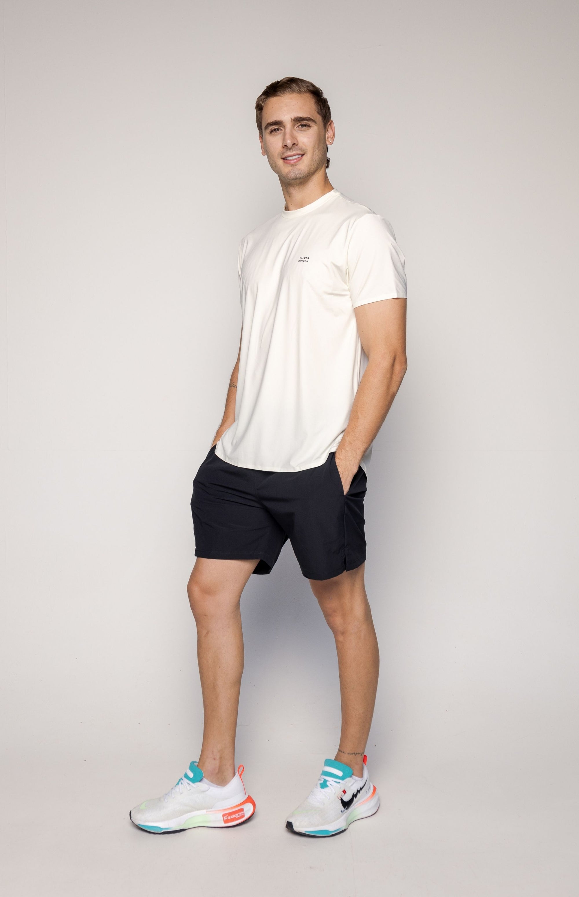 Authenticity Performance Tee Off-White