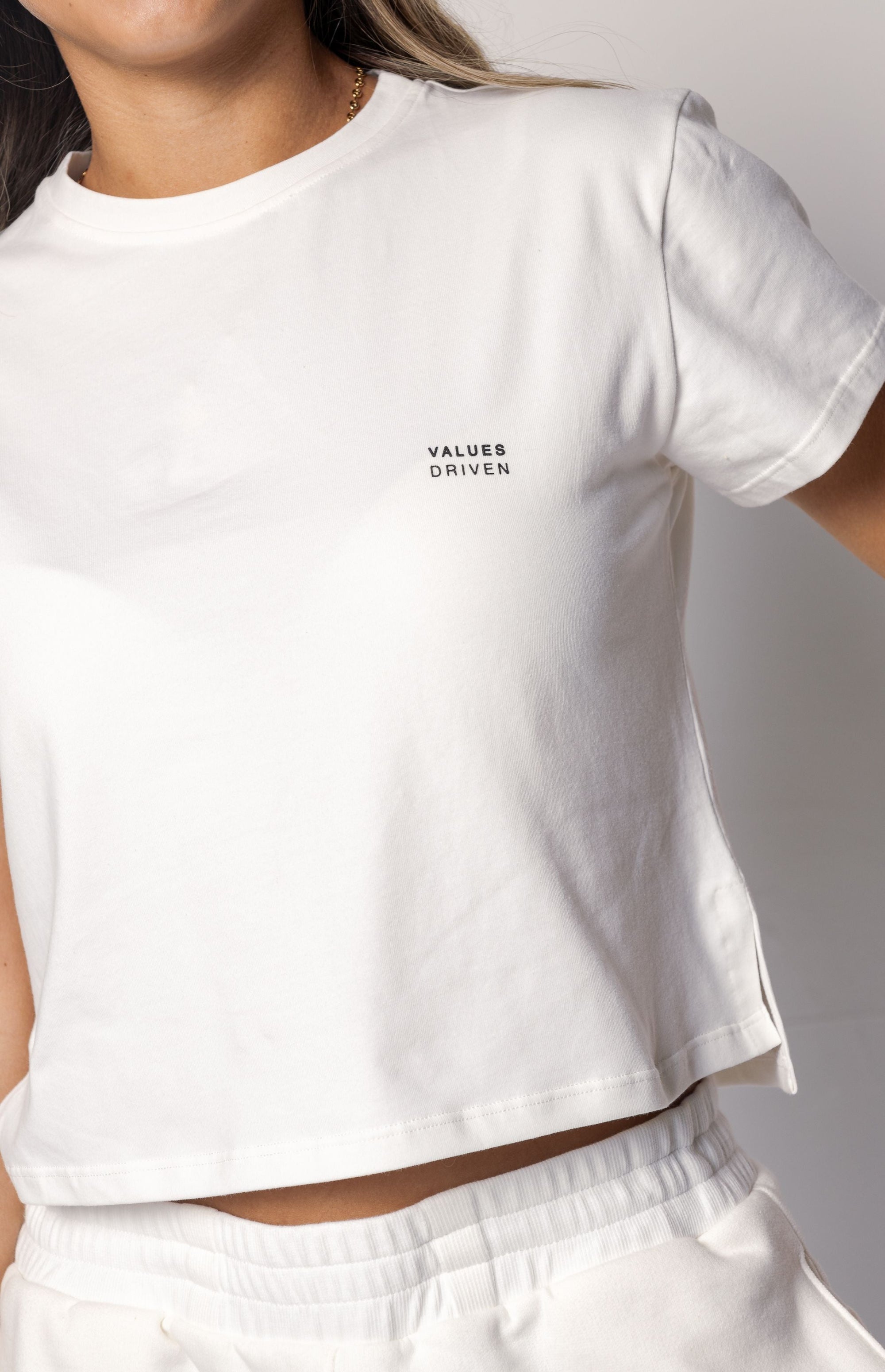 Authenticity Crop Top Off-White