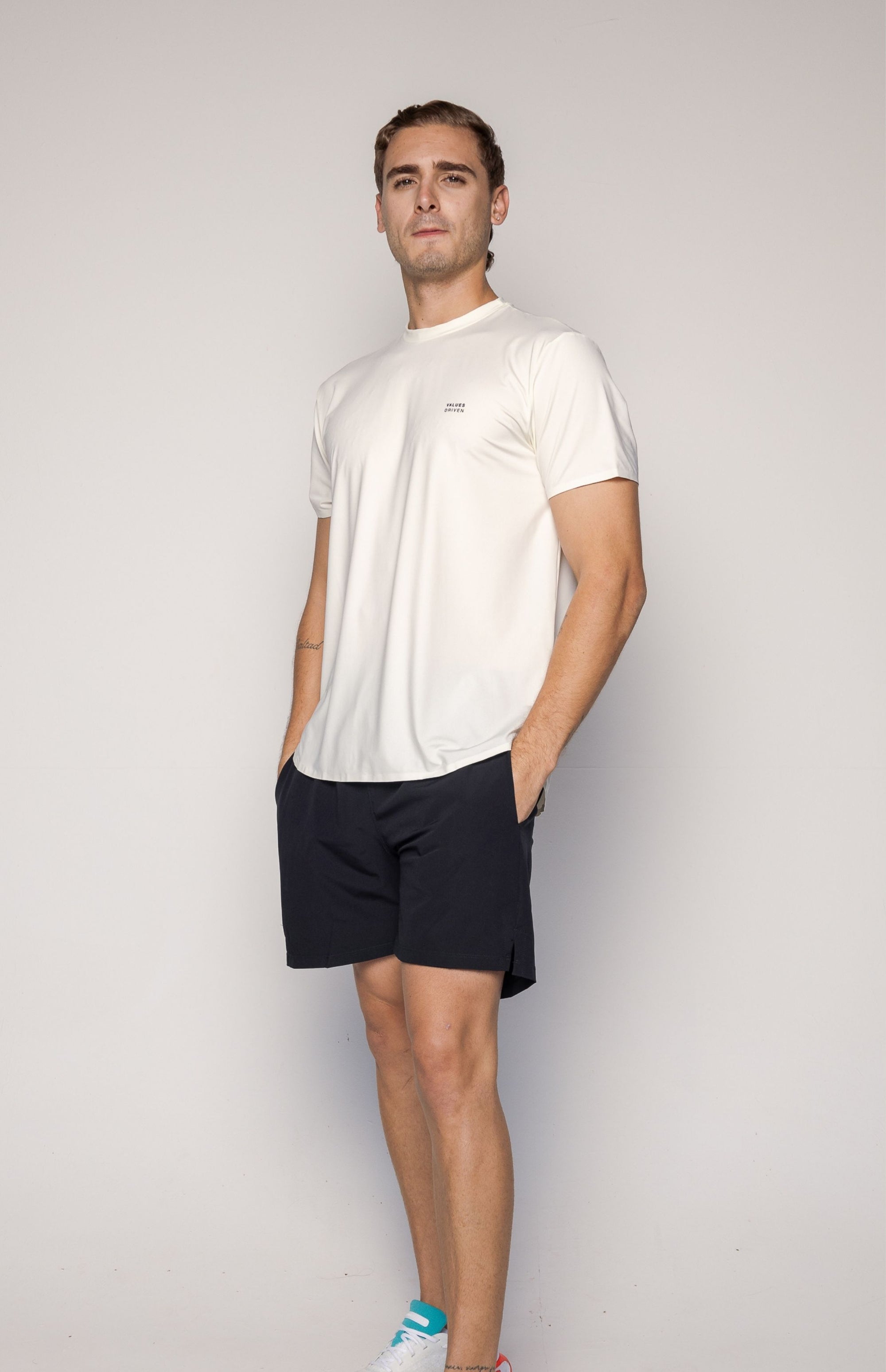Authenticity Performance Tee Off-White