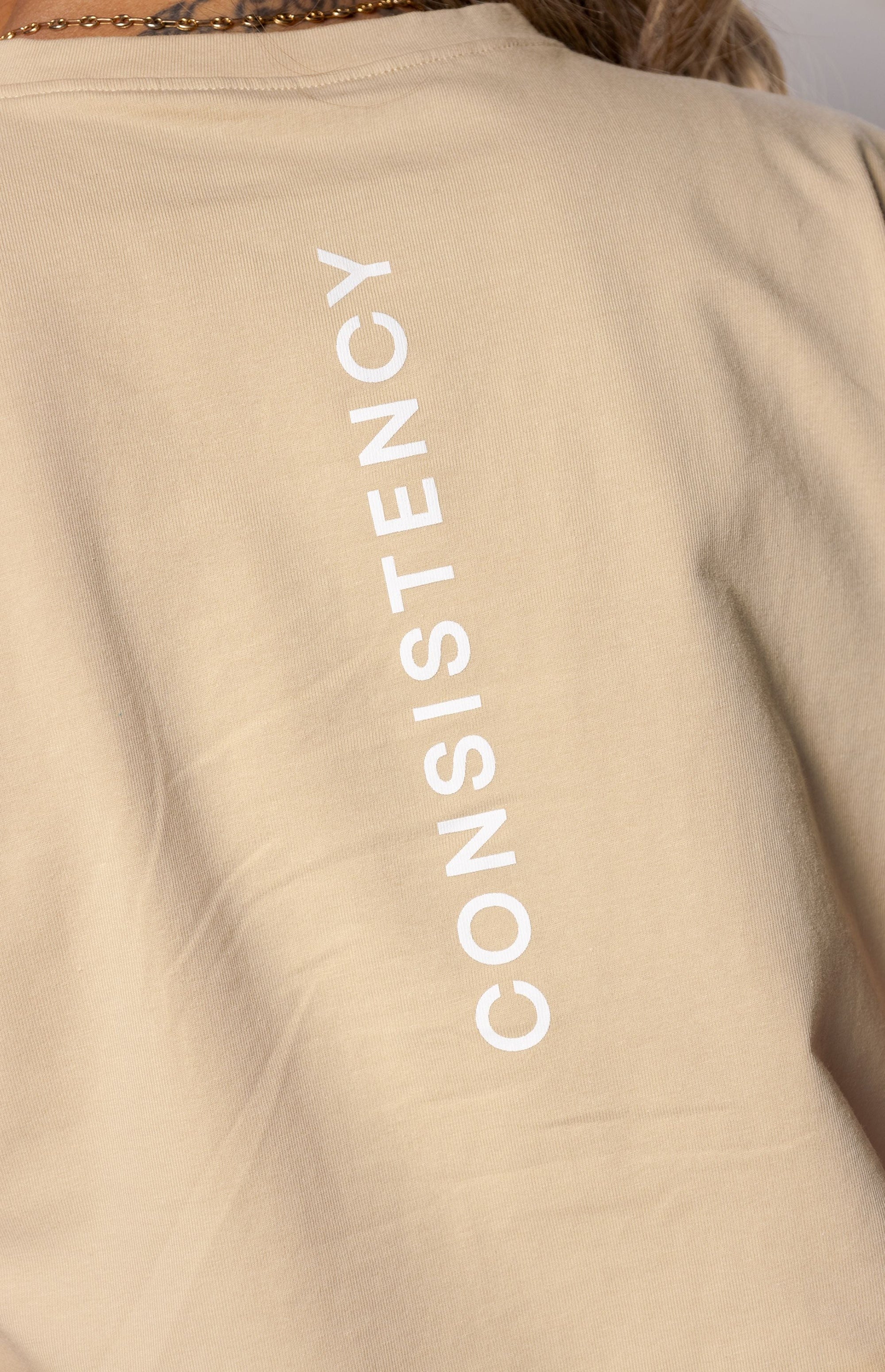 Consistency Crop Top Beige