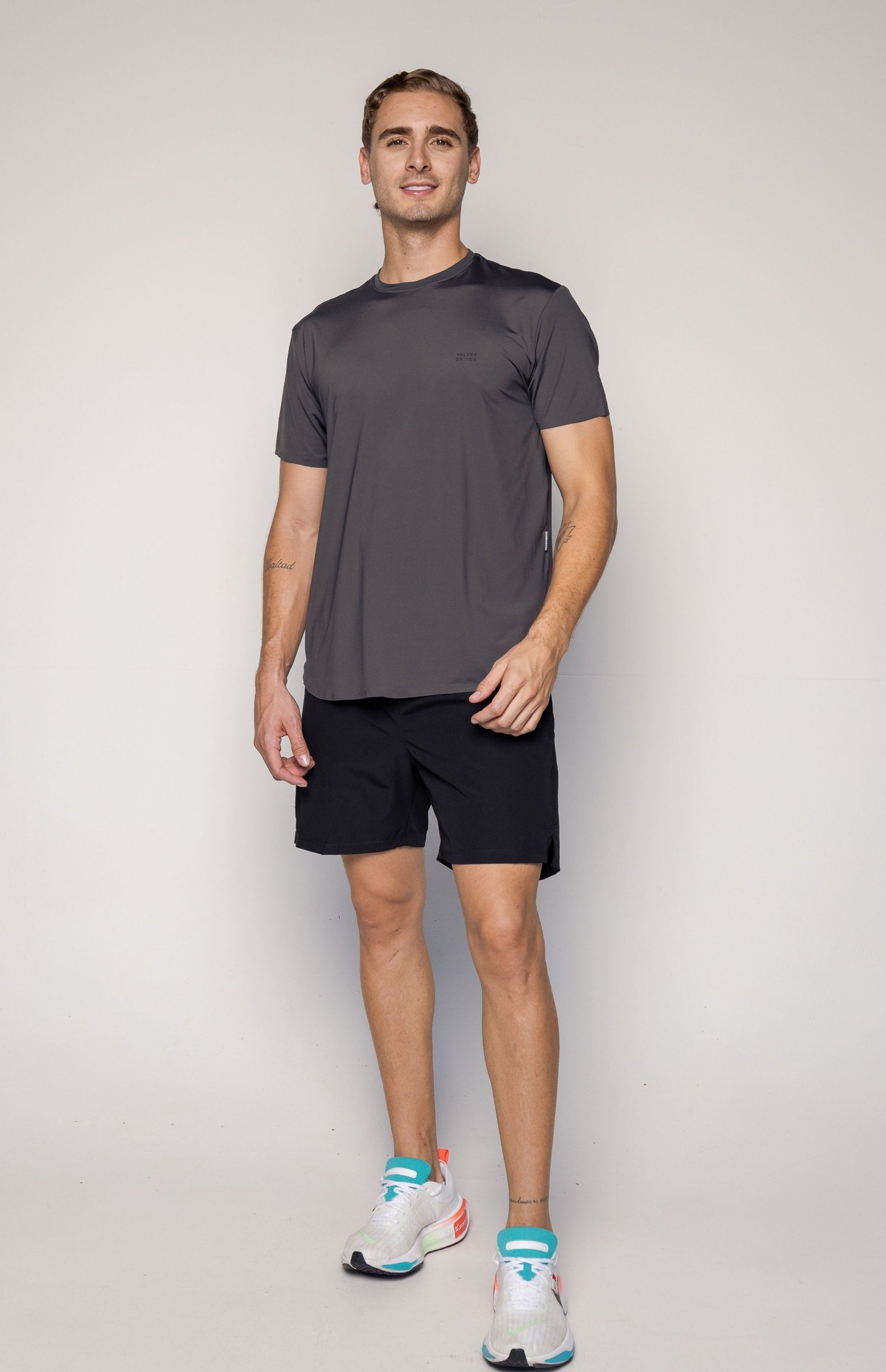 Discipline Performance Tee Gray