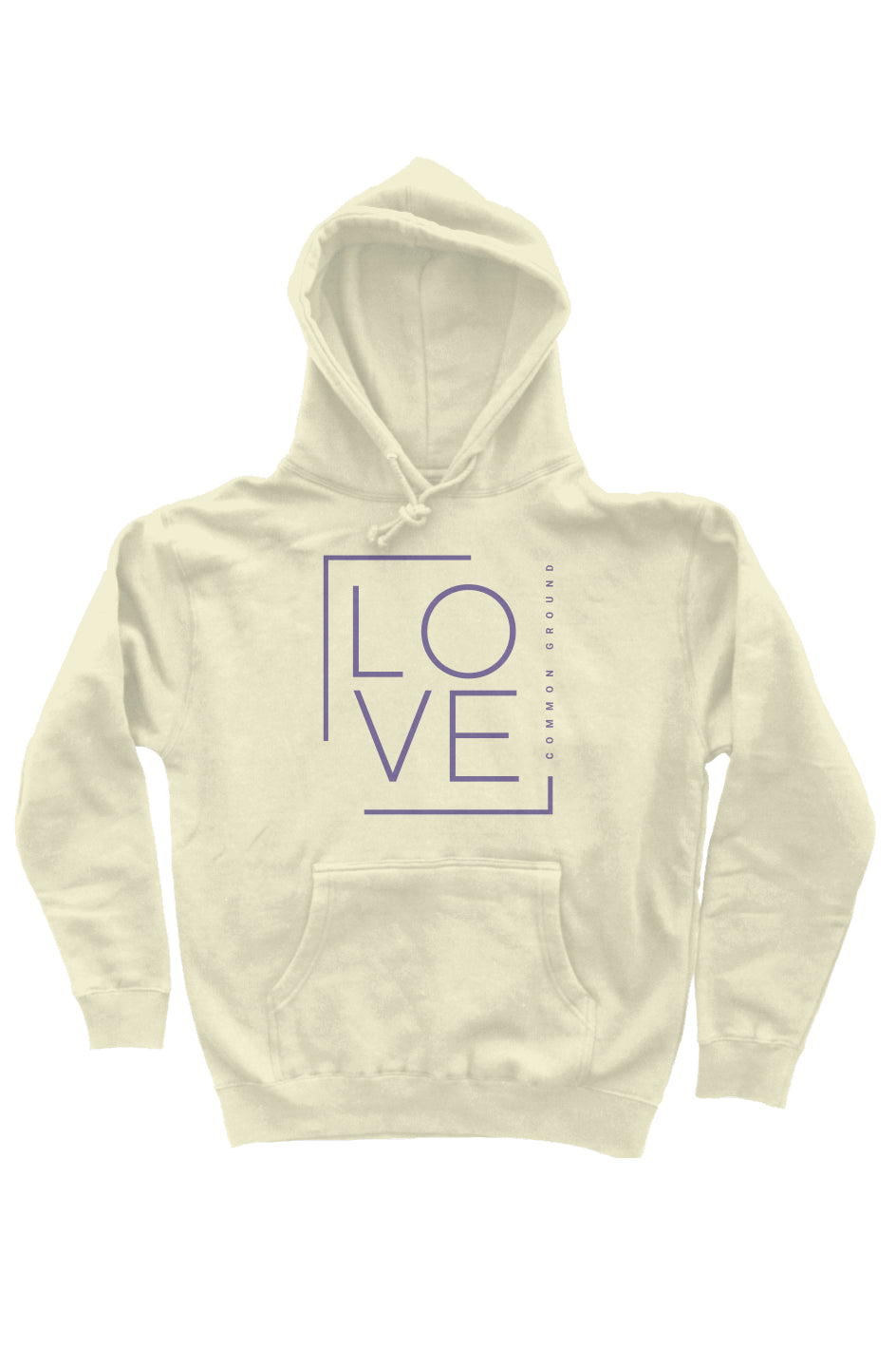 Love hoodie - Light Yellow