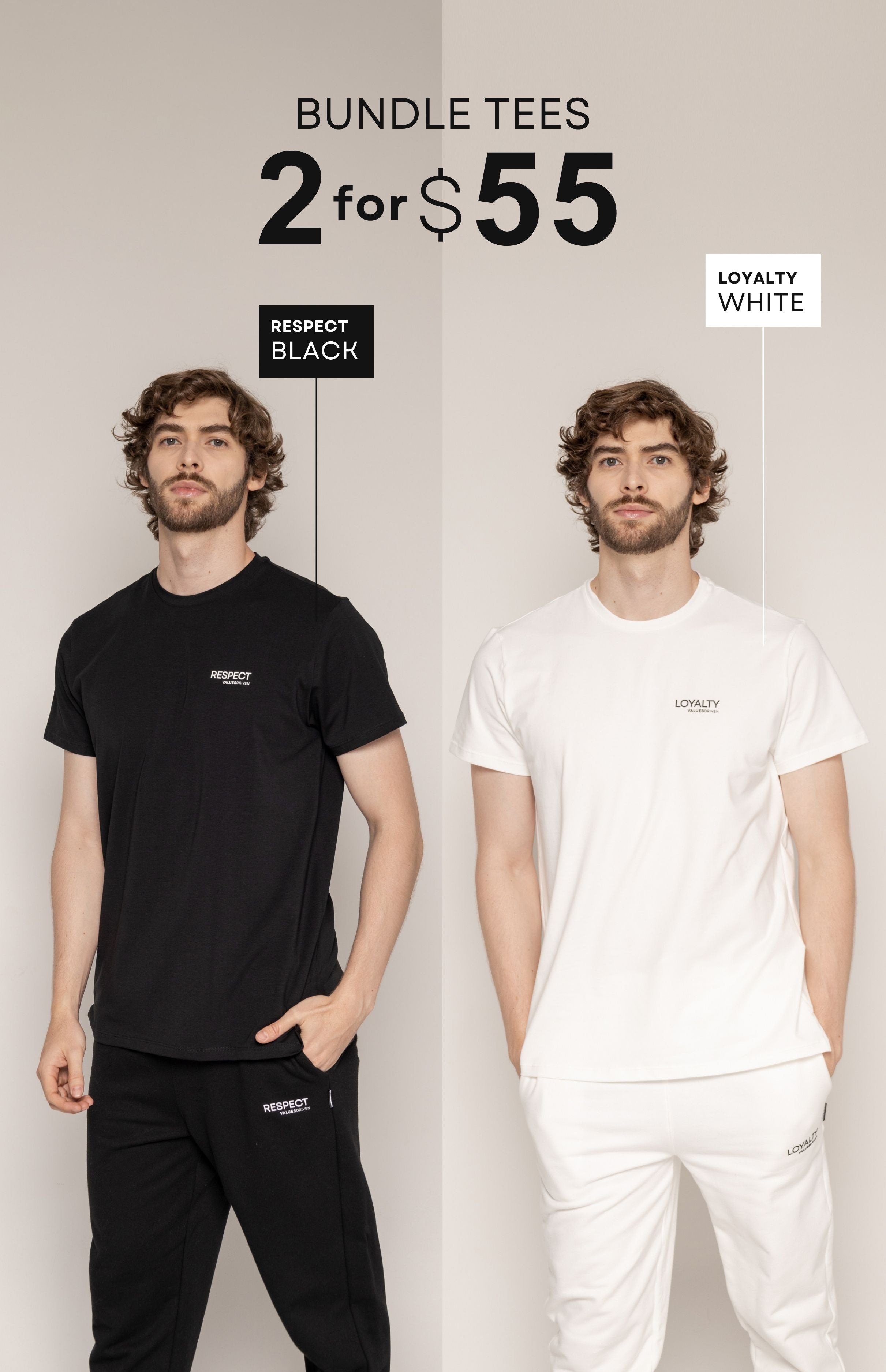 The Respect + Loyalty Tee Set