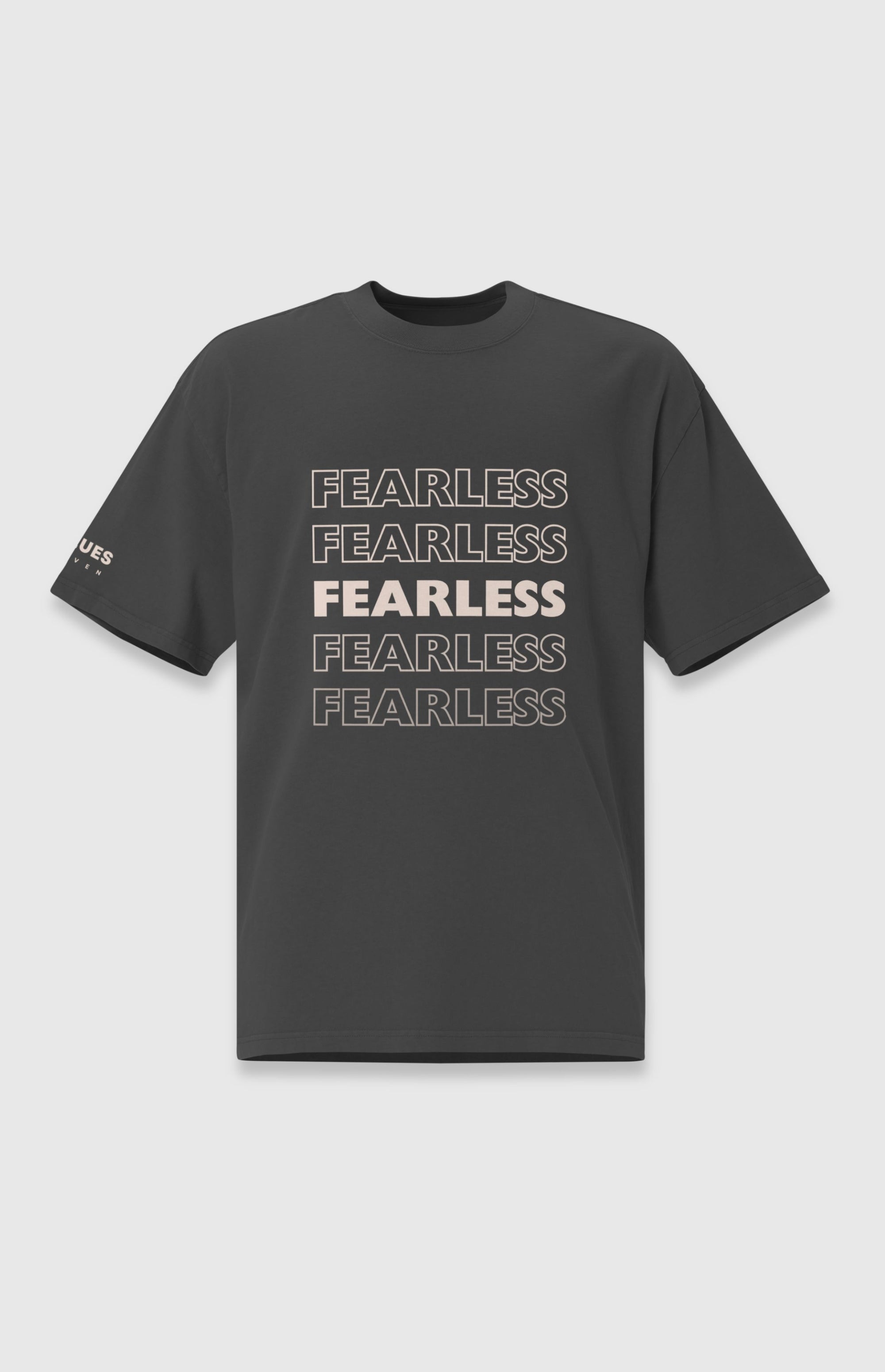 Fearless Echo Oversized tee - Black