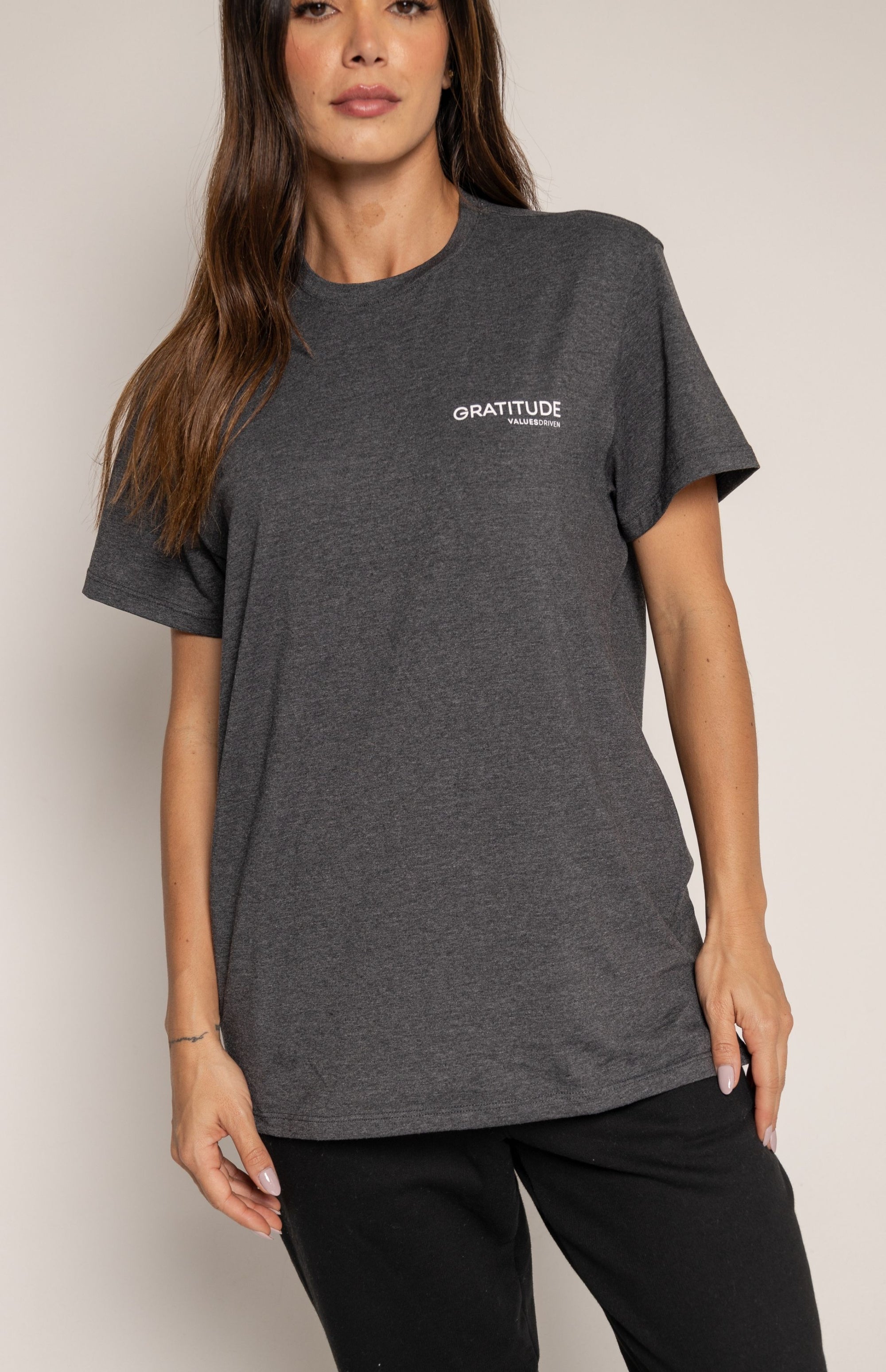 Gratitude T-Shirt Gray