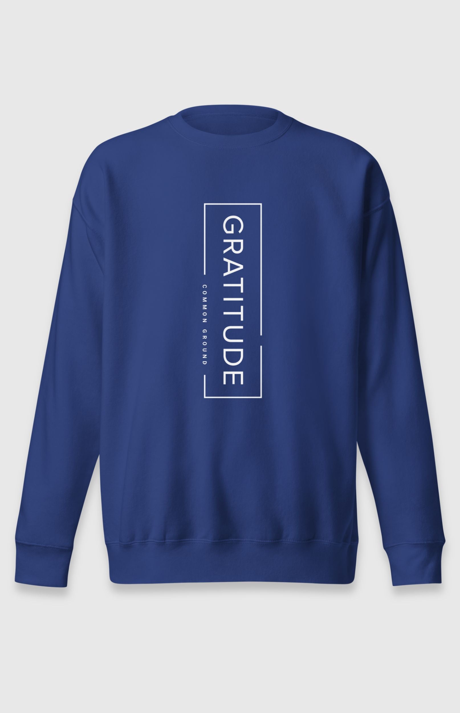 Soft & Stylish Gratitude Crewneck for Everyday – Values Driven