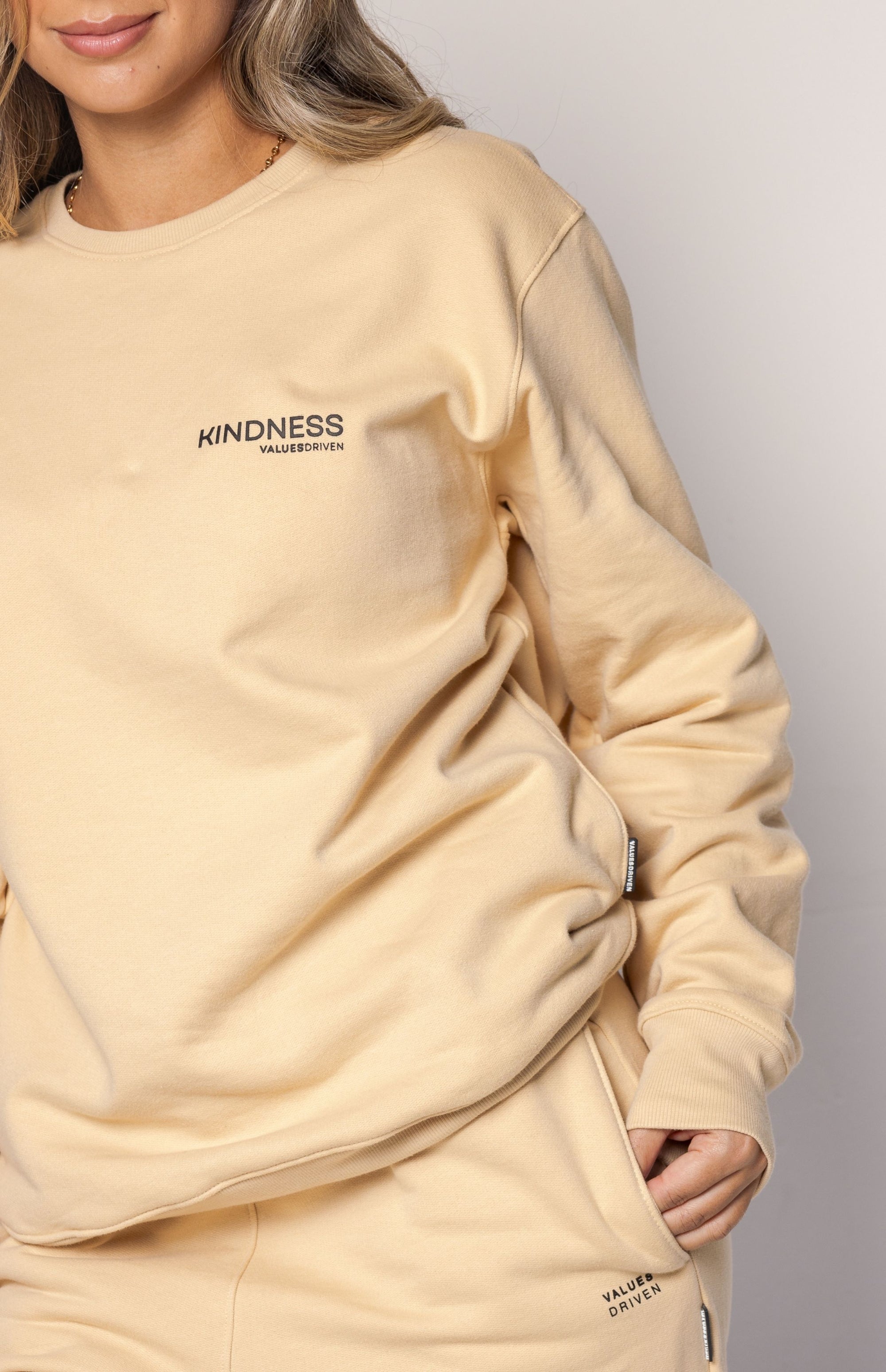 Kindness Crewneck Beige