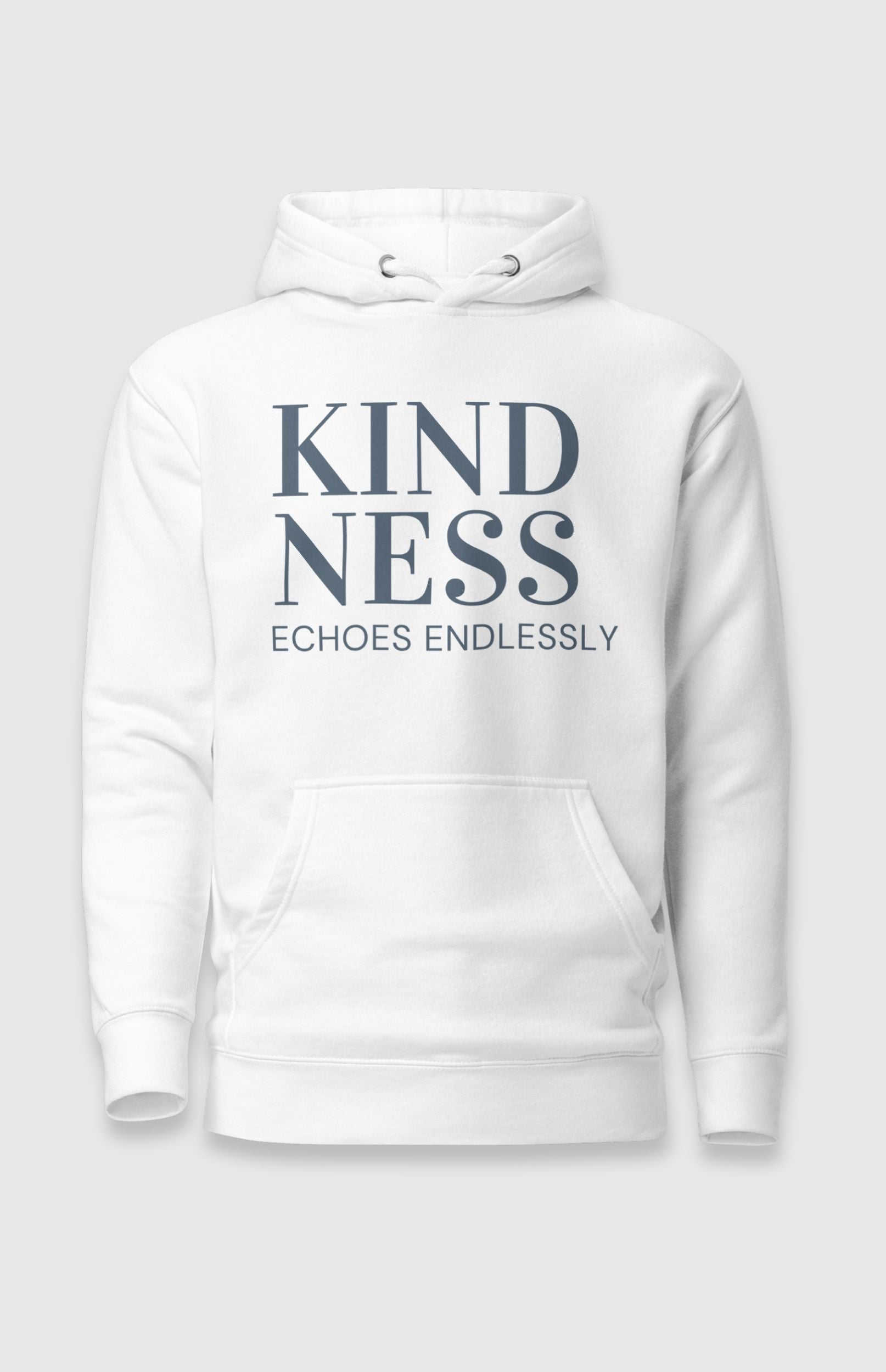 Kindness Echoes Hoodie Values Driven