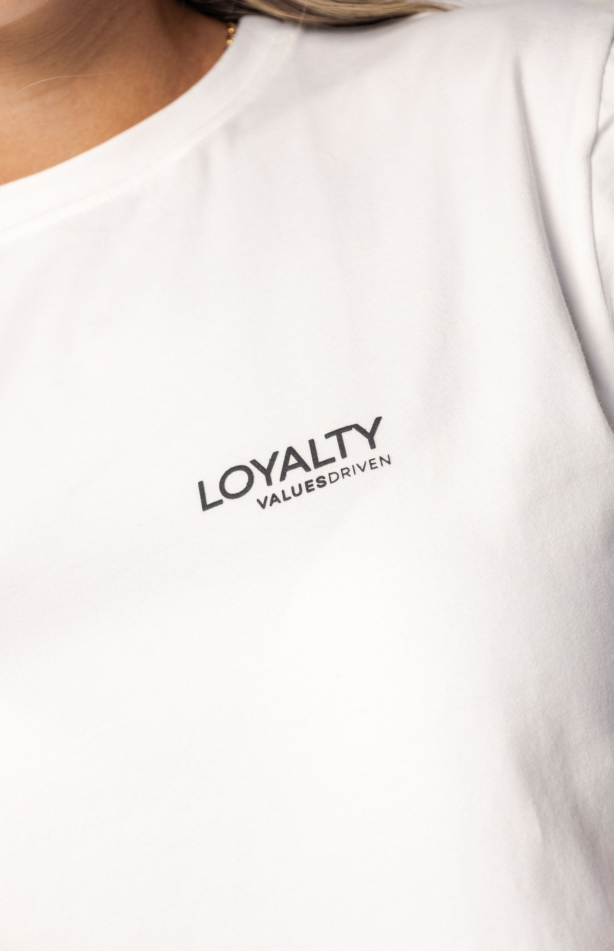 Loyalty Crop Top Off-White