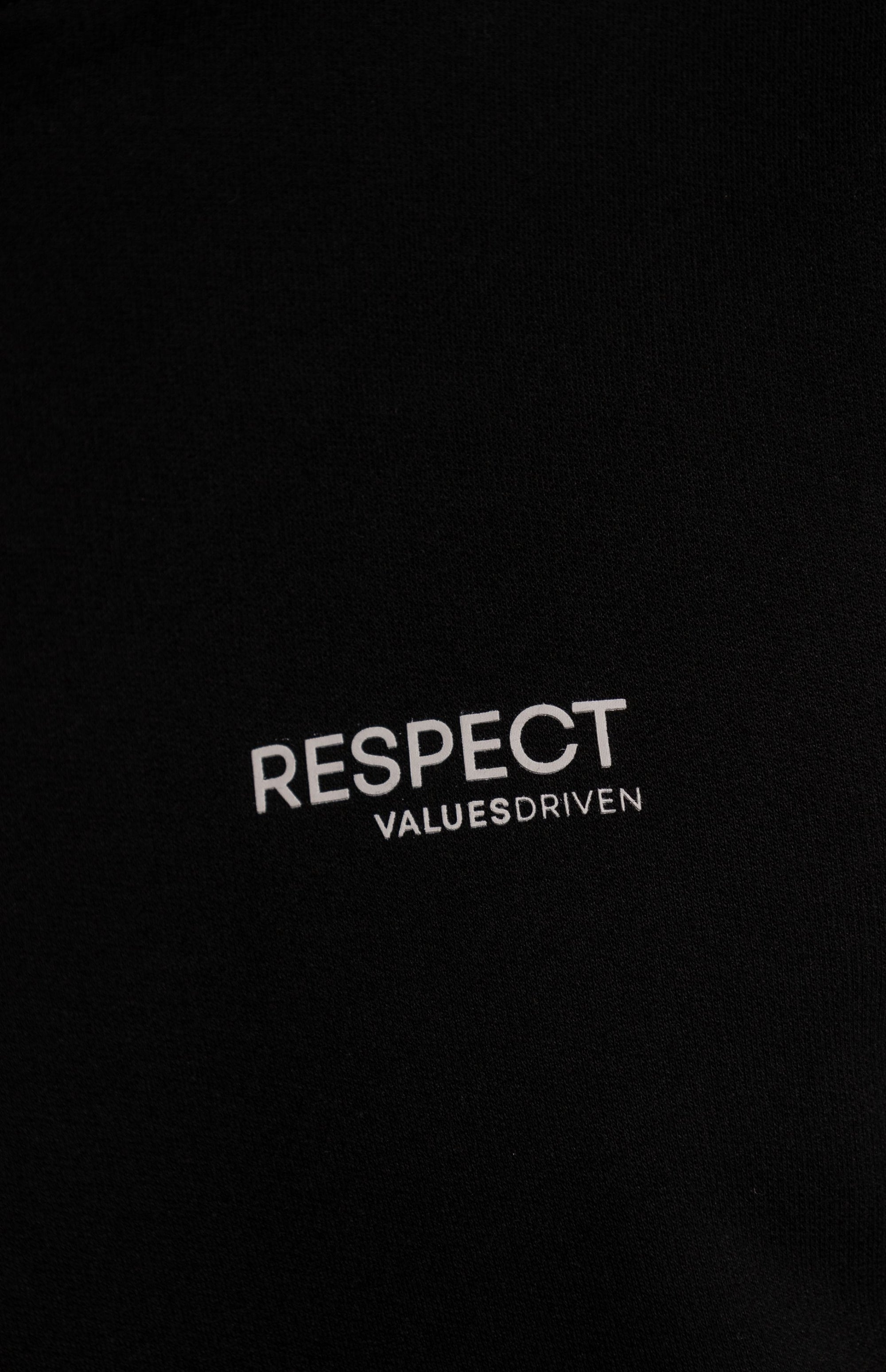 Respect Hoodie Black