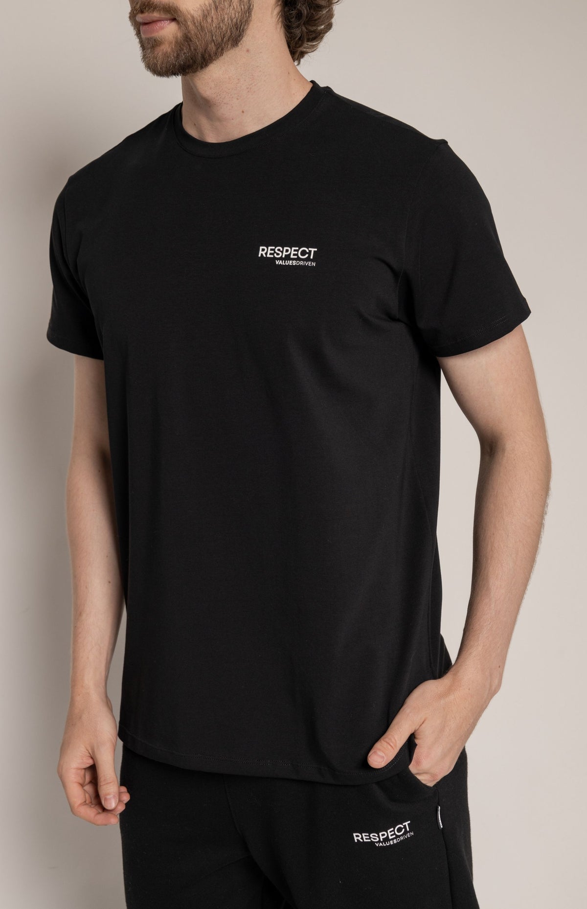 Respect T-Shirt Black – Values Driven